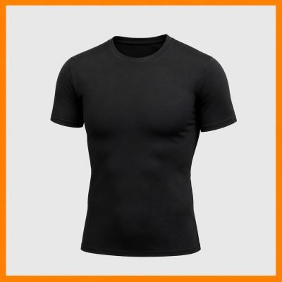 camiseta licrada manga corta negra catalago 1