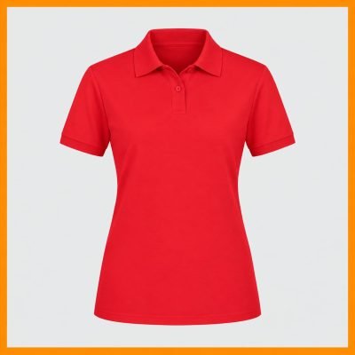 super polo rojo de mujer catalago